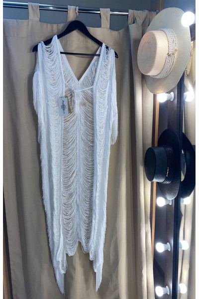 Туника-кимоно BOHO CABANA BLANCO Bless белая