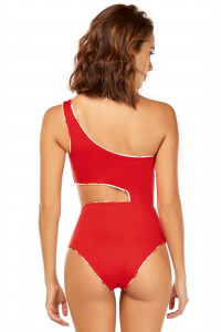 Яркий монокини RED BLOOM MONOKINI от CositaLinda двусторонний (уценка)