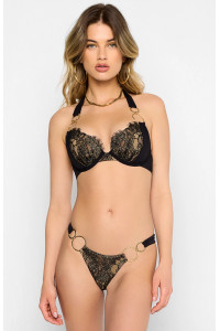Купальник Lisa Lace Push Up Black Beach Bunny с кружевом