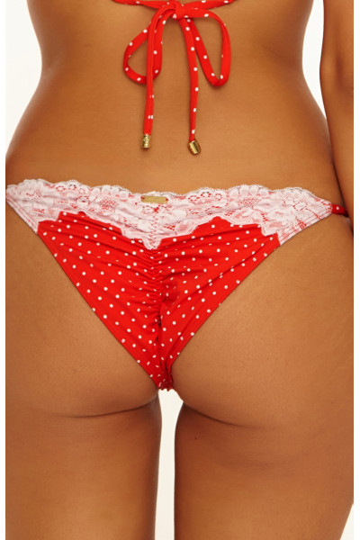  Купальник Beach Bunny Gigi Dot Red красно-белый в горох