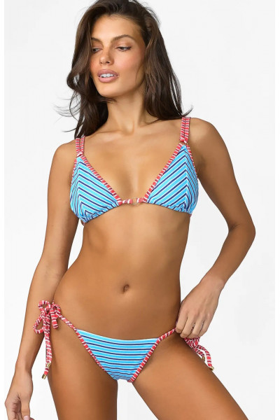 Купальник Beach Bunny Harbor Tri в голубую полоску