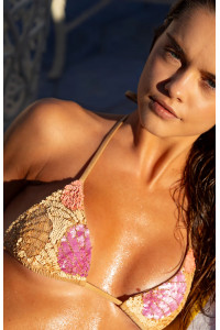 Разноцветный купальник Beach Bunny Sunkissed Siren с пайетками