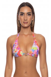 Купальник халтер Luli Fama Blooming Spark Halter с аксессуарами