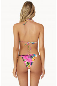 Купальник PilyQ Bahama Beach Embroidered разноцветный с бисером