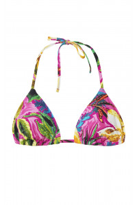 Купальник PilyQ Bahama Beach Embroidered разноцветный с бисером
